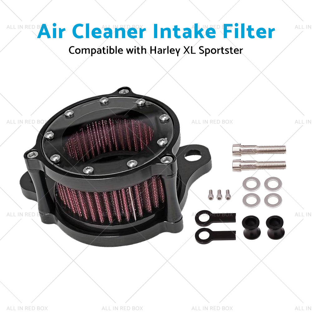 CNC Air Cleaner Intake Filter Kit Suitable For Harley Sportster XL 1991-2016-4