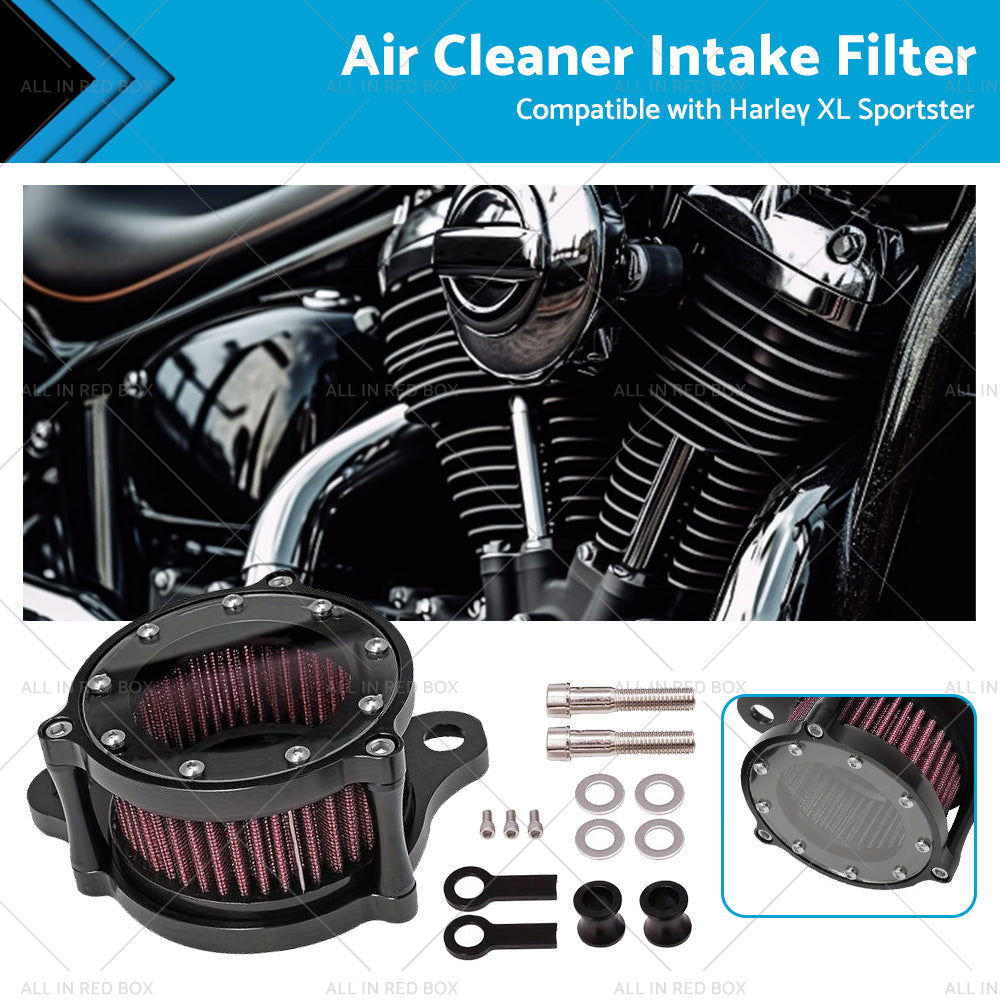 CNC Air Cleaner Intake Filter Kit Suitable For Harley Sportster XL 1991-2016-0