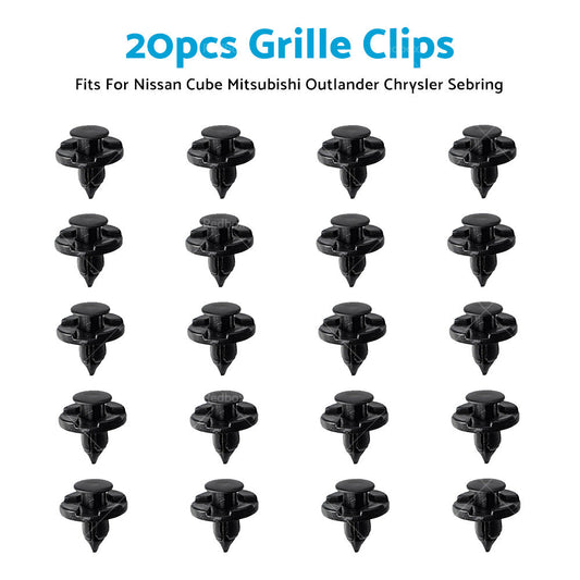 8mm Clips Fits For Nissan GU Patrol Inner Guard Liner Grille Retainer Fastener-1