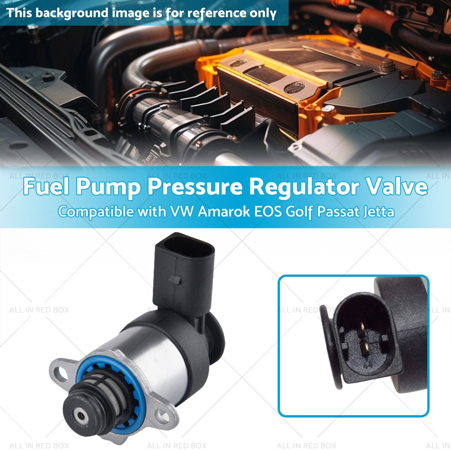 Fuel Pressure Regulator Valve Suitablefor Jetta Golf VW Amarok Eos Passat 2. 0TDI-2