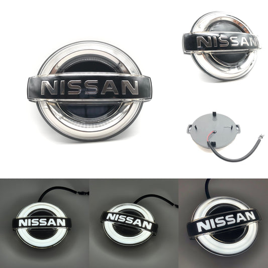 Nissan Logo Front Grille LED Crystal Dynamic Illuminated Emblem-1