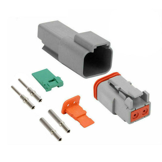 117x Deutsch Kit DT 2 Way Series Connector Plug Waterproof Suitable For Auto Marine DT2 Pin-0