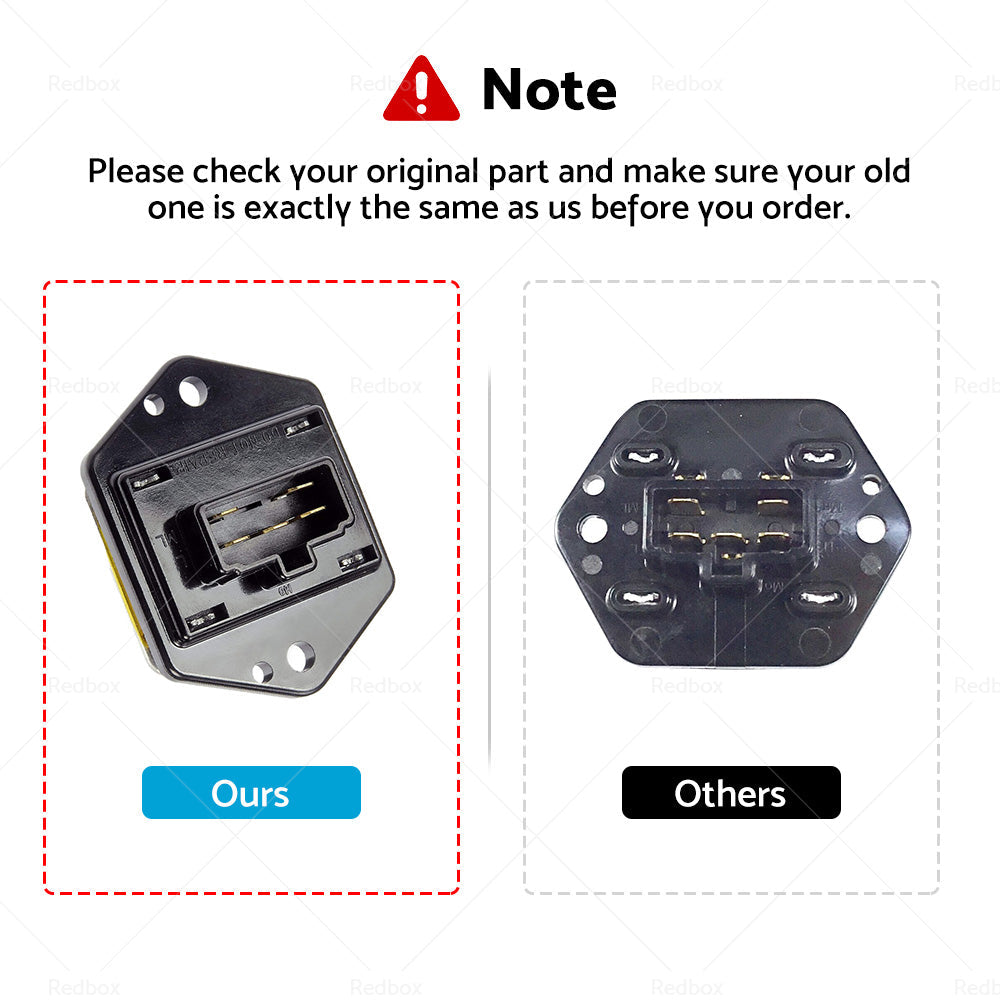 Blower Fan Motor Heater Fan With Resistor Fits for Holden Rodeo TF 1996 to 2002 Heater-2