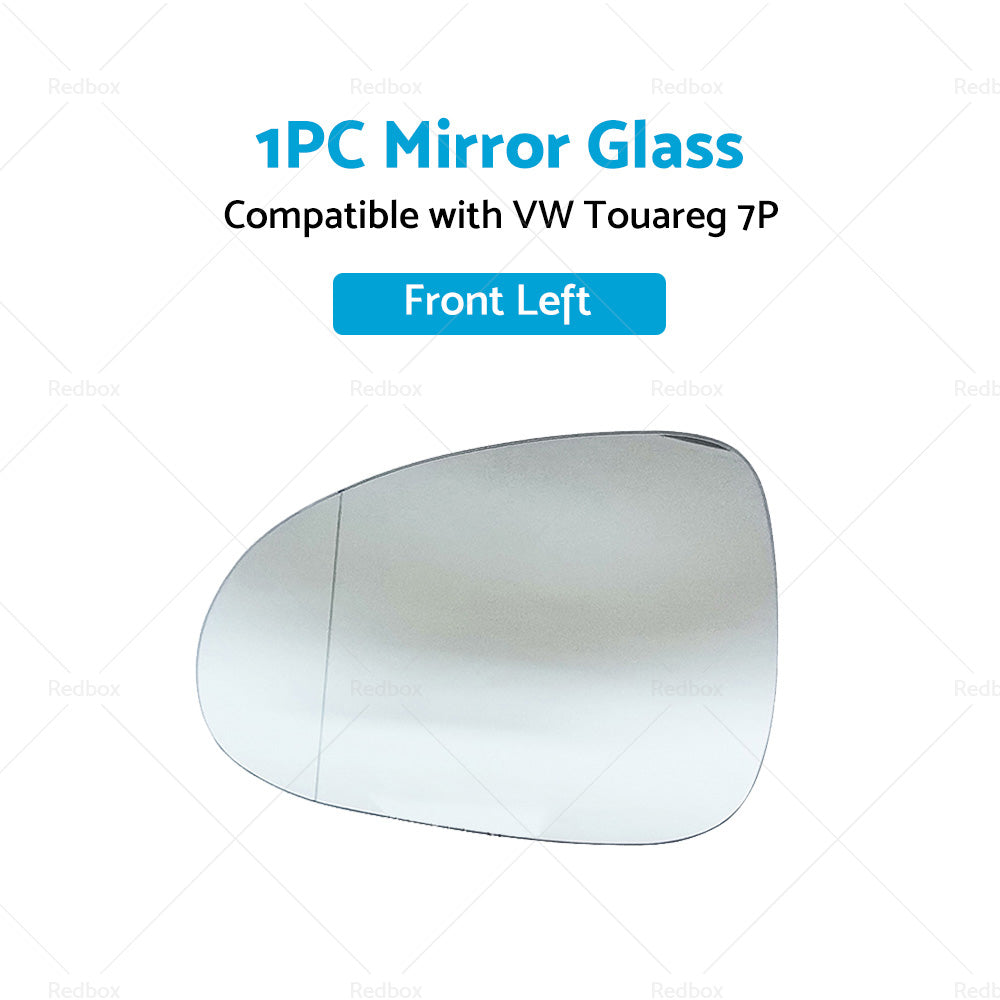 Suitable for VW TOUAREG 7P 07 or 11-2018 Left Mirror Glass Heated Convex With Base-1