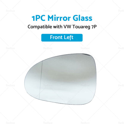 Suitable for VW TOUAREG 7P 07 or 11-2018 Left Mirror Glass Heated Convex With Base-1