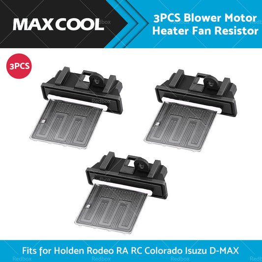 3x Blower Motor Heater Fan Resistor for Holden Rodeo RA RC Colorado Isuzu D-MAX-0