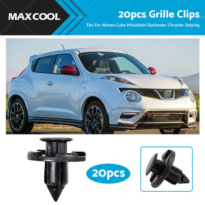 8mm Clips Fits For Nissan GU Patrol Inner Guard Liner Grille Retainer Fastener-0
