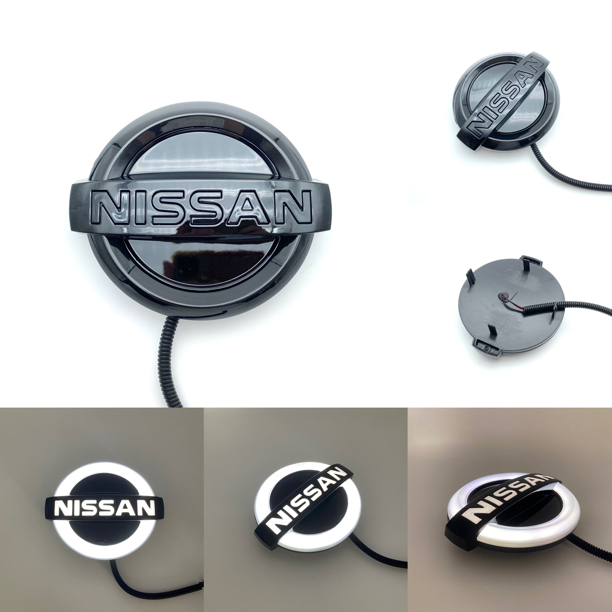 Nissan Logo Front Grille LED Crystal Dynamic Illuminated Emblem-2